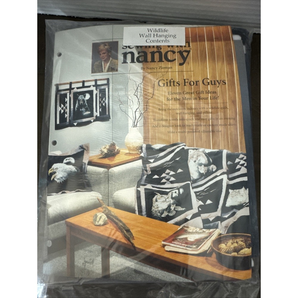 Sewing With Nancy by Nancy‎ Zieman Wildlife Wall Hanging Contents Gifts For Guys